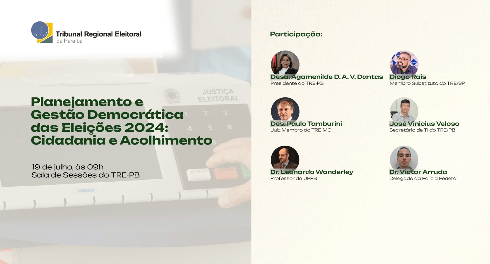 Leia mais sobre o artigo TRE-PB realiza evento com foco no combate à desinformação nesta sexta