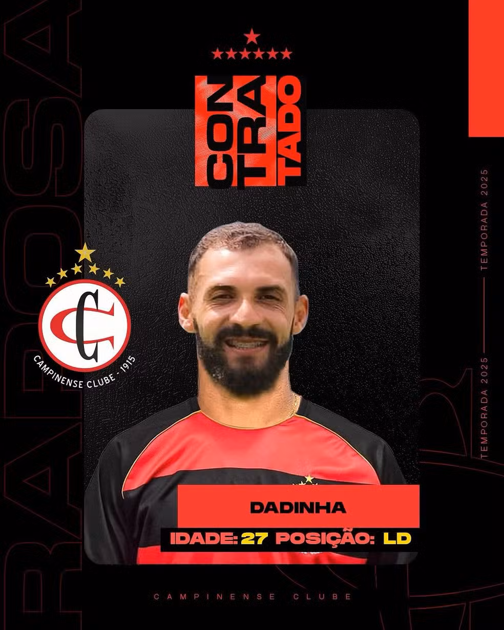 Leia mais sobre o artigo Campinense contrata lateral-direito ex-Nacional de Patos e atacante que estava no Petrolina