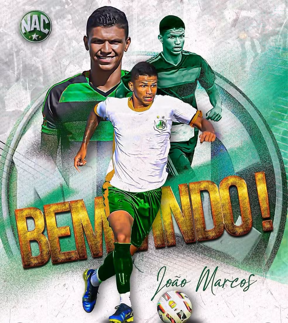 Leia mais sobre o artigo Volante João Marcos é o quinto jogador confirmado pelo Nacional de Patos para 2025