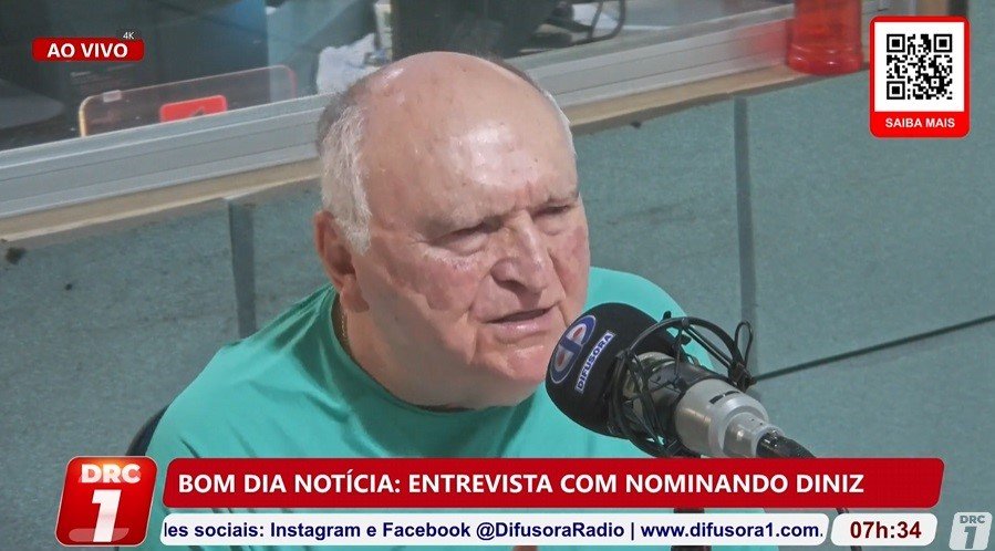 Leia mais sobre o artigo BOM DIA NOTÍCIA: NOMINANDO DINIZ PRESIDENTE DO TRIBUNAL DE CONTAS DA PARAÍBA É O ENTREVISTADO DO DIA.