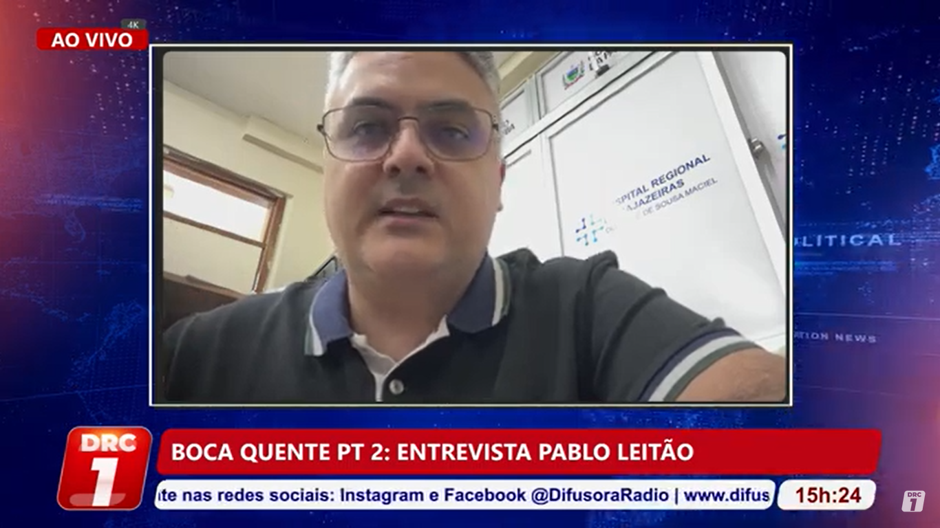 Leia mais sobre o artigo Pablo Leitão rebate denúncias de Wallber Virgolino e defende estrutura da UPA e Hospital Regional de Cajazeiras; ouça