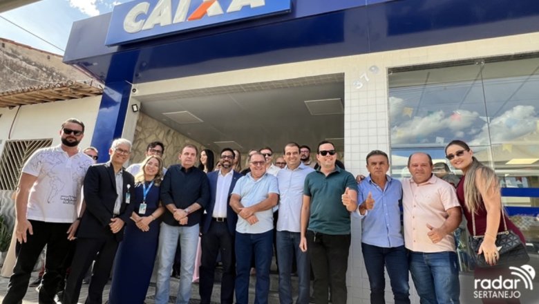 Leia mais sobre o artigo Deputado Chico Mendes e prefeito Bal Lins participam da inauguração da agência da CAIXA em São José de Piranhas