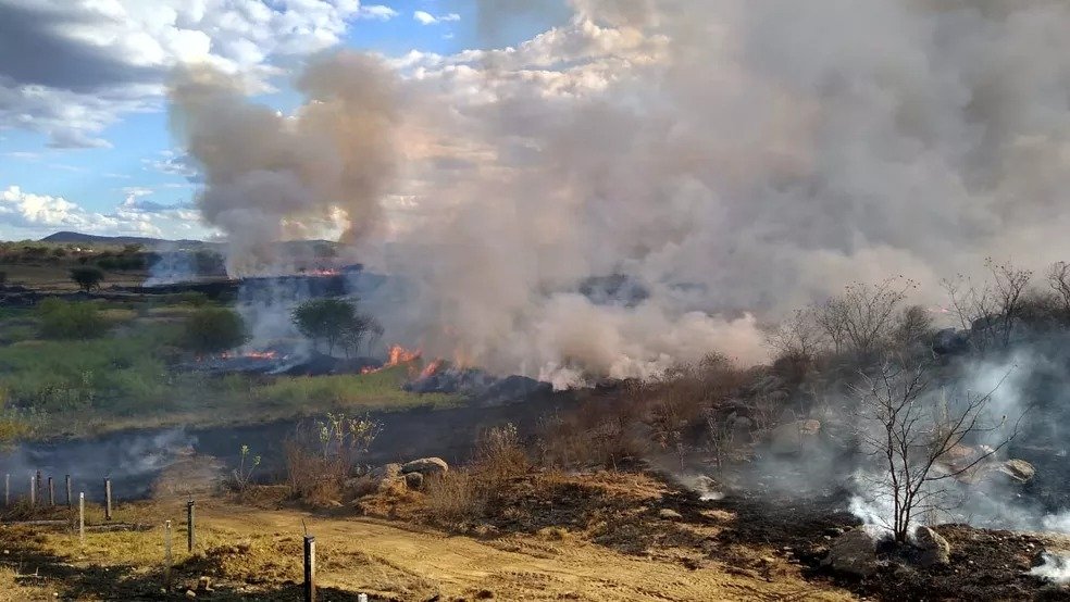 Leia mais sobre o artigo Queimadas crescem no Sertão da Paraíba e atingem áreas de preservação ambiental