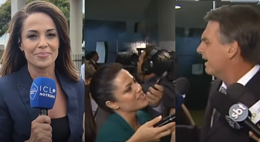 Leia mais sobre o artigo Repórter chamada de “idiota” por Bolsonaro cobre prisão do ex-presidente