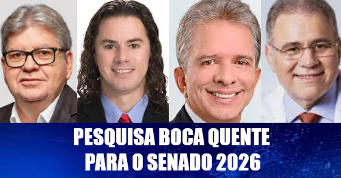 Leia mais sobre o artigo Enquete aponta Veneziano na frente para o Senado em Cajazeiras; analistas veem força de João na cidade