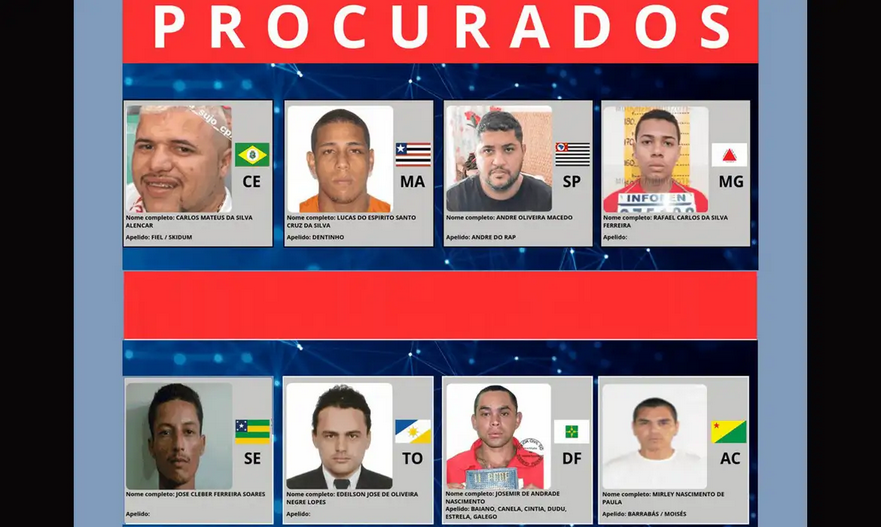 Leia mais sobre o artigo Ministério da Justiça lança site com foragidos mais procurados do país
