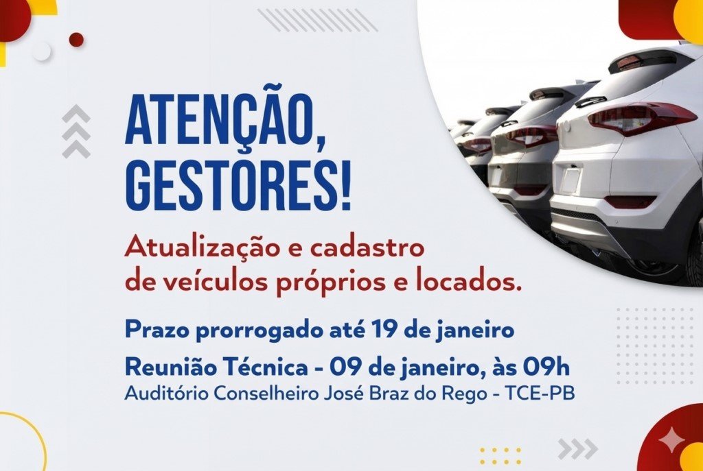 Leia mais sobre o artigo TCE amplia prazo de informes sobre frota de veículos e exporá norma, sexta-feira, a emissários do Governo
