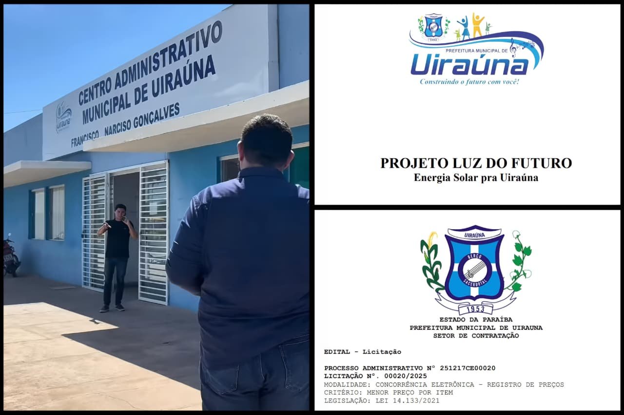 Leia mais sobre o artigo EXCLUSIVO: Licitação de R$ 5,5 milhões para energia solar em Uiraúna é alvo de impugnações e levanta suspeitas técnicas e jurídicas